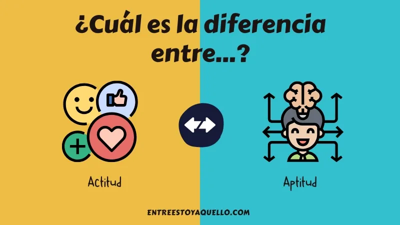 Cuál es la diferencia entre actitud y aptitud