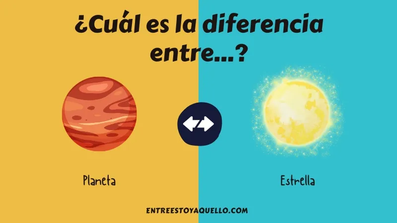 Cuál es la diferencia entre un planeta y una estrella