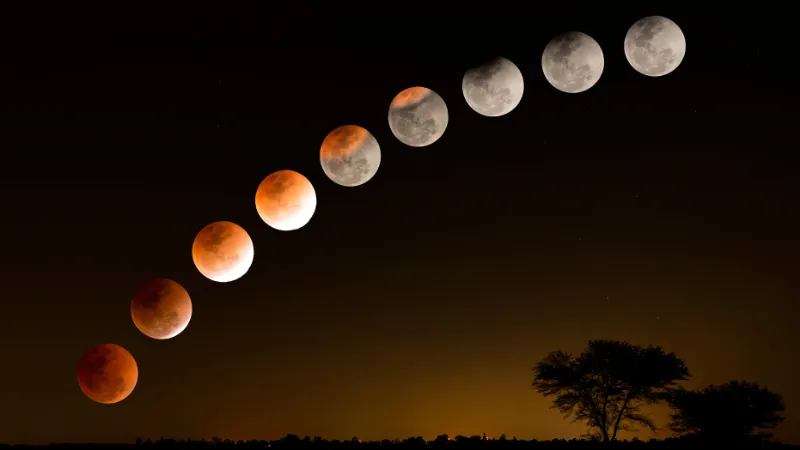 Qué es un eclipse lunar - La Tierra bloquea la luz del Sol